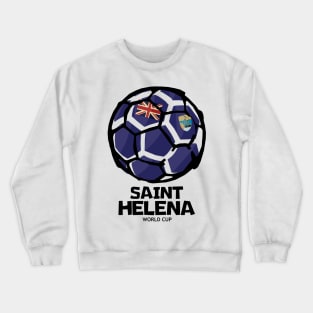 Saint Helena Football Country Flag Crewneck Sweatshirt